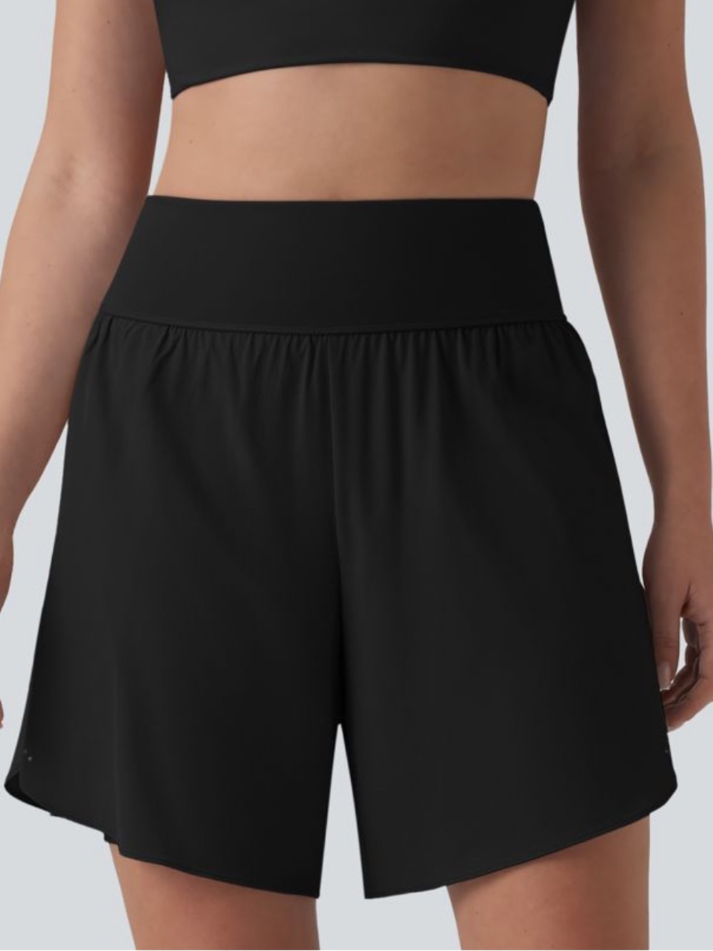 Halara SoftlyZero™ QuickDry High Waisted Tummy Control Reflective Dots 7” Shorts